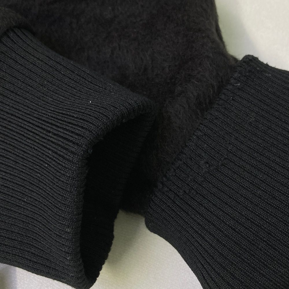 サイズ：2 WAAC ワック ストア 裏地付 タートルネック シャギー ニット