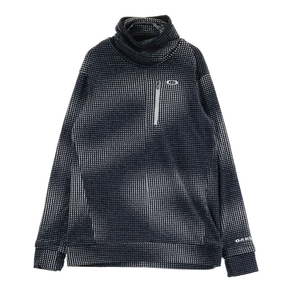 サイズ：L OAKLEY オークリー FOA402866 フリース ブルゾン 総柄 ブラック系 [240101458930] ゴルフウェア メンズ ストスト