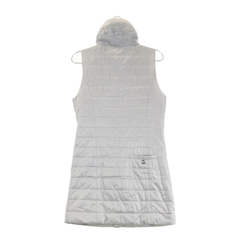 サイズ 36 アルチビオ 中綿切替 ウール混 ノースリーブワンピース グレー系 ゴルフウェア レディース ストスト