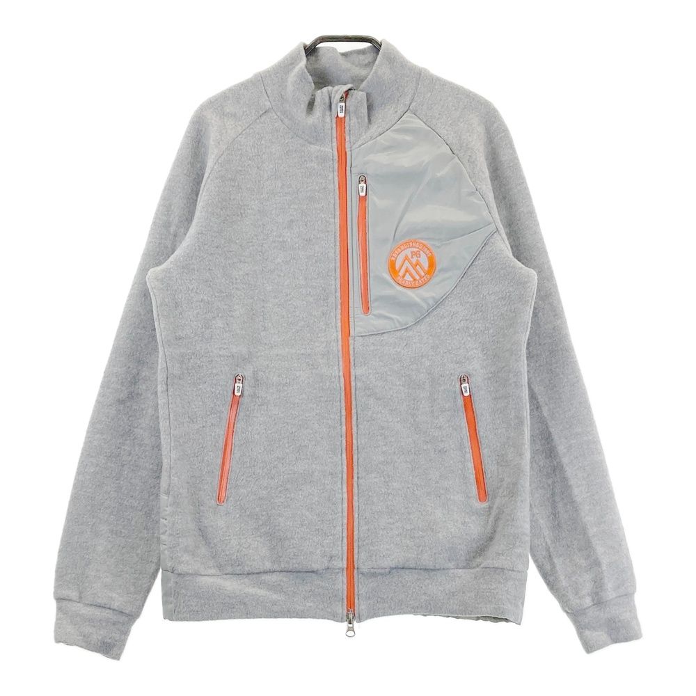 サイズ 4 PEARLY GATES パーリーゲイツ 中綿切替 ウール混 ジップジャケット グレー系 240101536456 ゴルフウェア メンズ ストスト