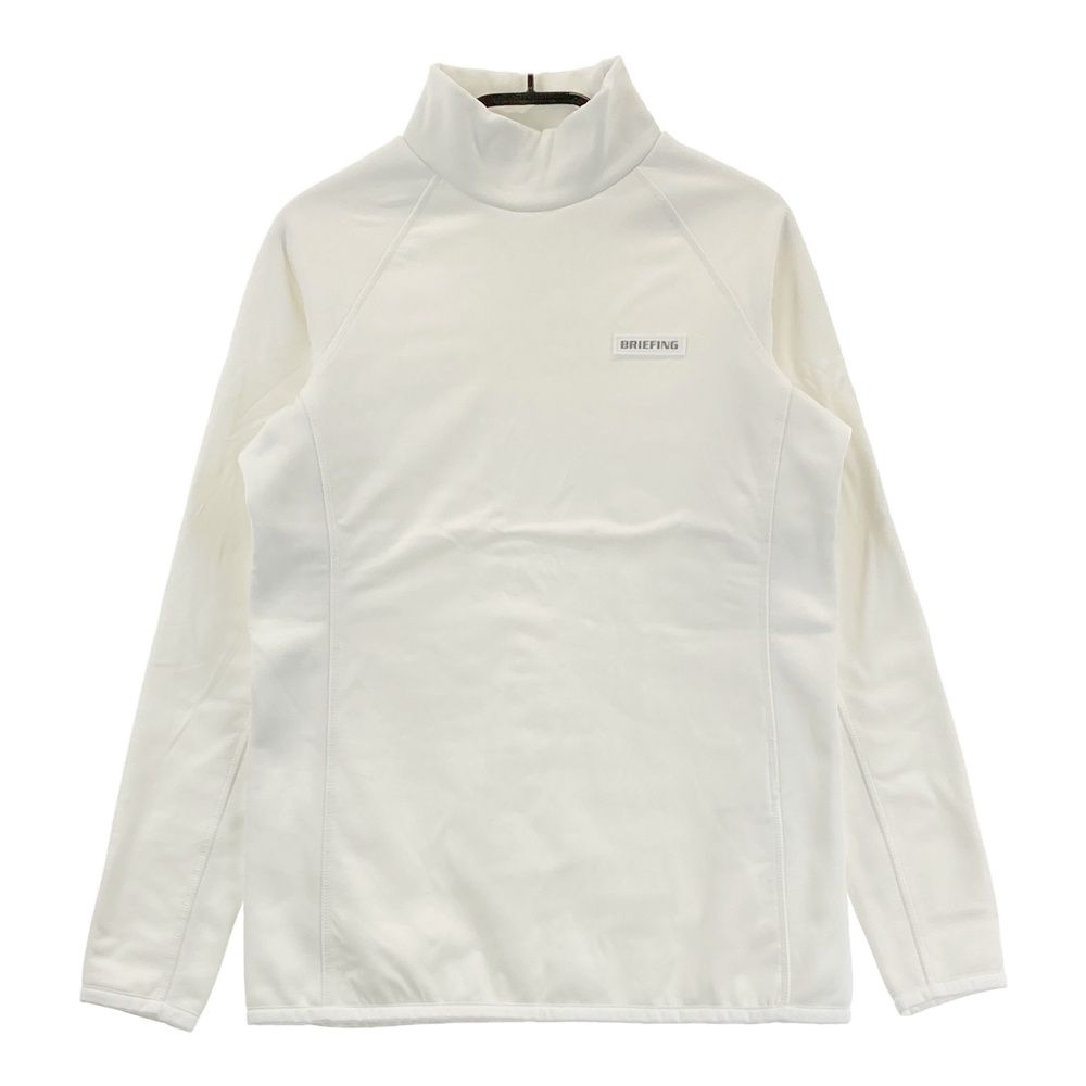 サイズ XS BRIEFING GOLF ブリーフィング 裏フリース ハイネック 長袖Tシャツ ホワイト系 240101536833 ゴルフウェア レディース ストスト