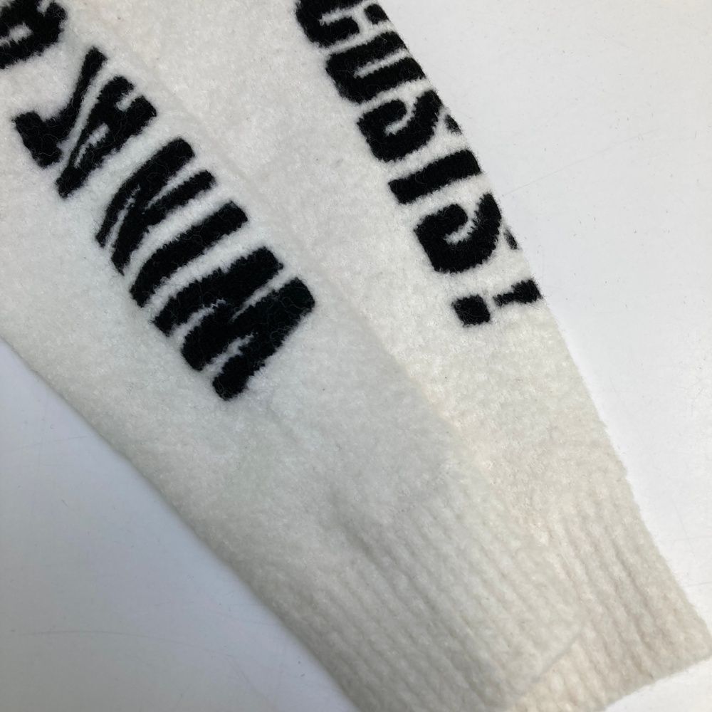 サイズ：1 WAAC ワック 中綿切替 ニット ジップジャケット ホワイト系