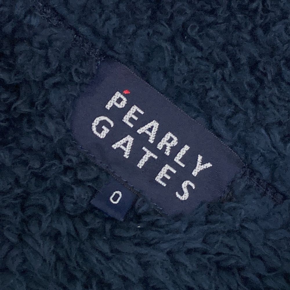 サイズ：0 PEARLY GATES パーリーゲイツ ニットジップジャケット ボア