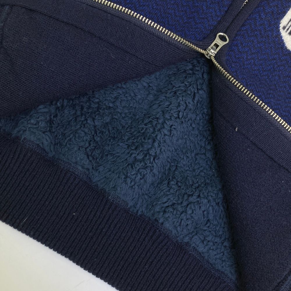 サイズ：0 PEARLY GATES パーリーゲイツ ニットジップジャケット ボア