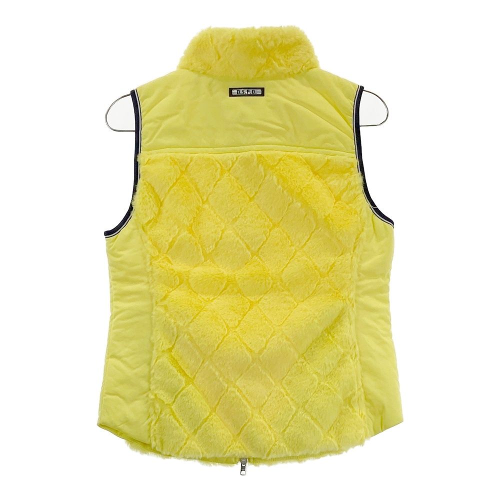 未使用　Callaway キャロウェイ ベスト 黄 ボアベストゴルフウェア サイズ：M CALLAWAY キャロウェイ ボア切替ジップベスト イエロー系