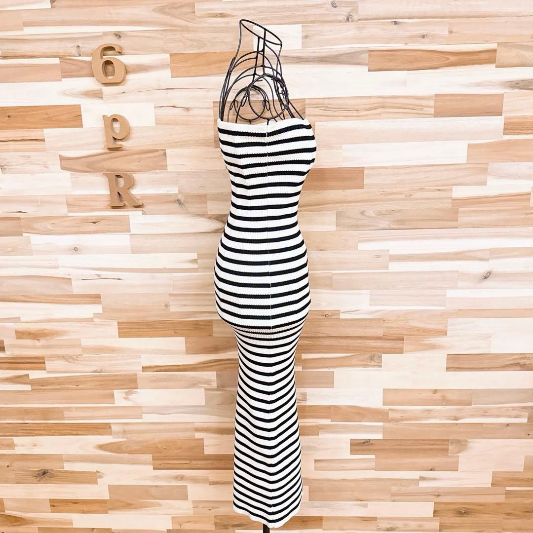 ボーダー L白×黒