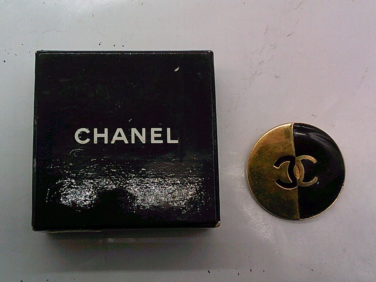 シャネル ブローチ レディース ココマーク アクセサリー ゴールド ブラック 黒 渋谷並木橋店】CHANEL シャネル ブローチ ココマーク 黒 (ブラック