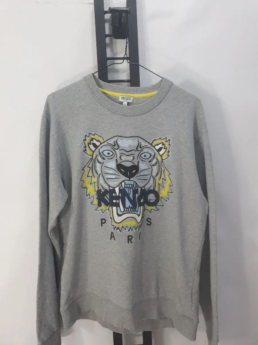 KENZO ケンゾー スウェット タイガー 刺繍 スウェットシャツ グレー m