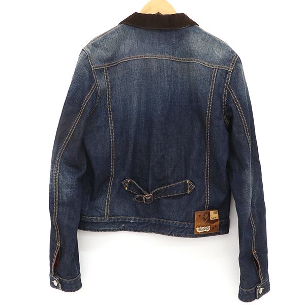 ディースクエアード Dsquared2 デニムジャケット アウターGジャン 綿100% サイズ46 メンズ yy 4000064801000868