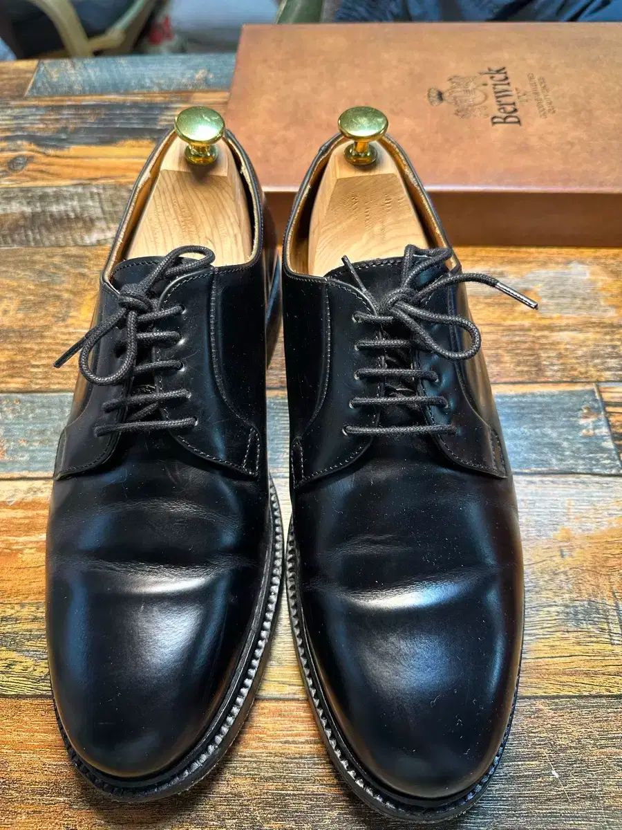 Berwick バーウィック 5341 黒 メンズ THE B ドビ 靴 8 270