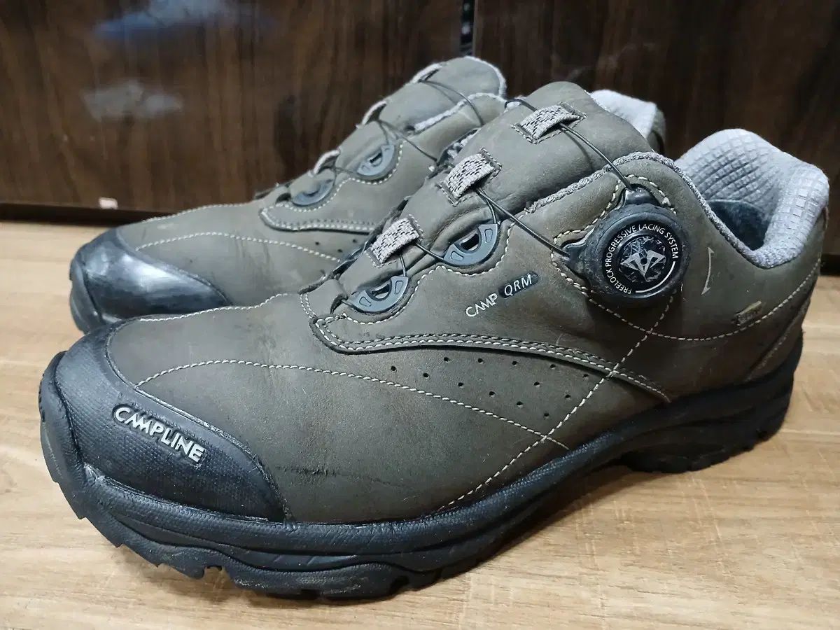 CAMPLINE 登山靴 ブラウン ダイアル SYSTEM 260mm