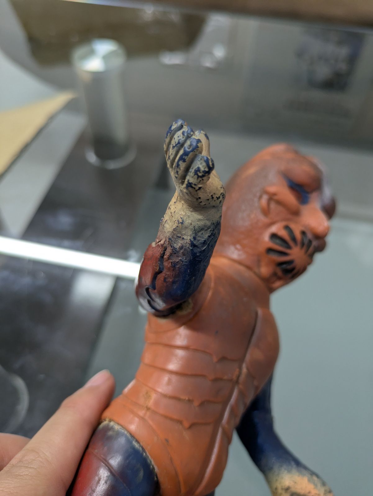 当時物 旧バンダイ 仮面ライダー 怪人 サソリ男 ヴィンテージソフビ