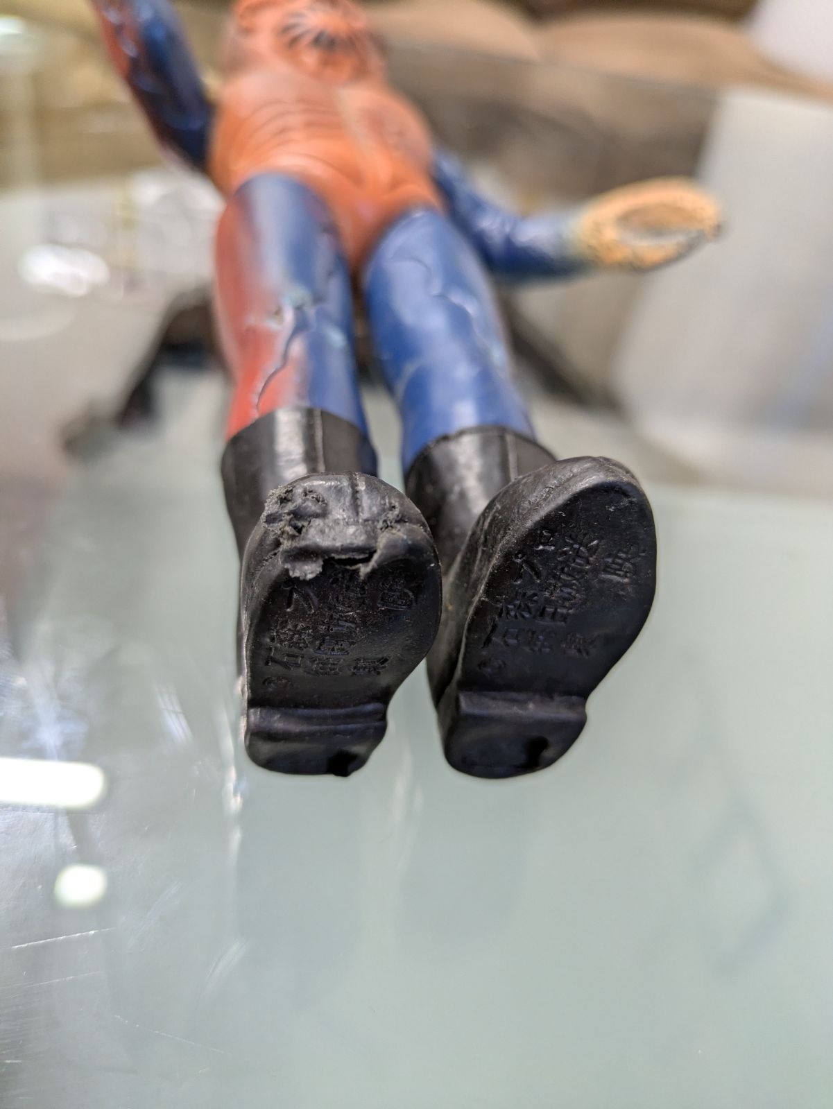 当時物 旧バンダイ 仮面ライダー 怪人 サソリ男 ヴィンテージソフビ