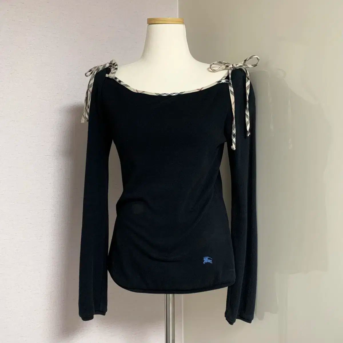 バーバリー オフショルダー ブルーレーベル Tシャツ 38