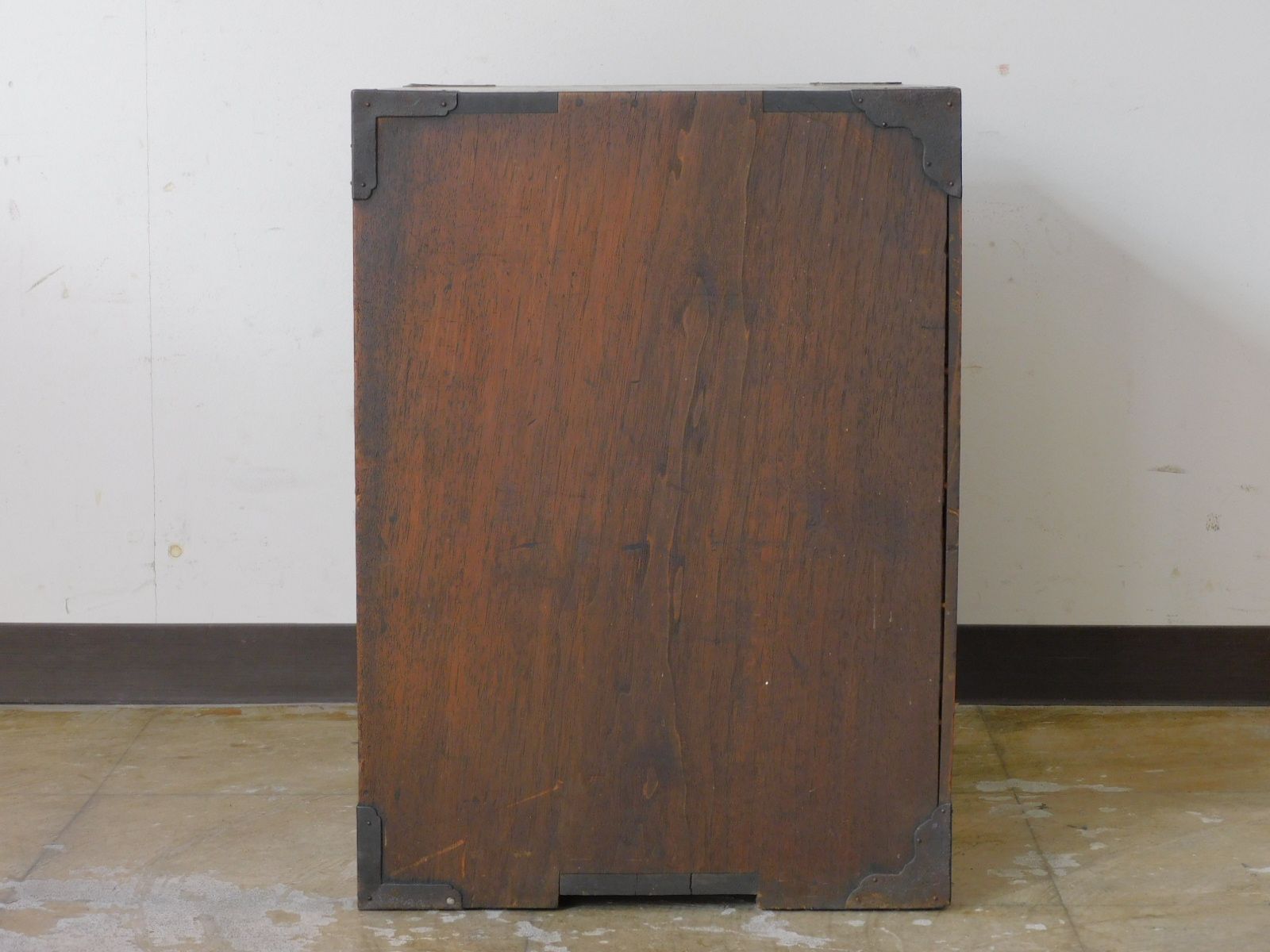 古民芸 角手の小引出し 7杯 HK-a-05690 / 無垢材 レターケース 抽斗