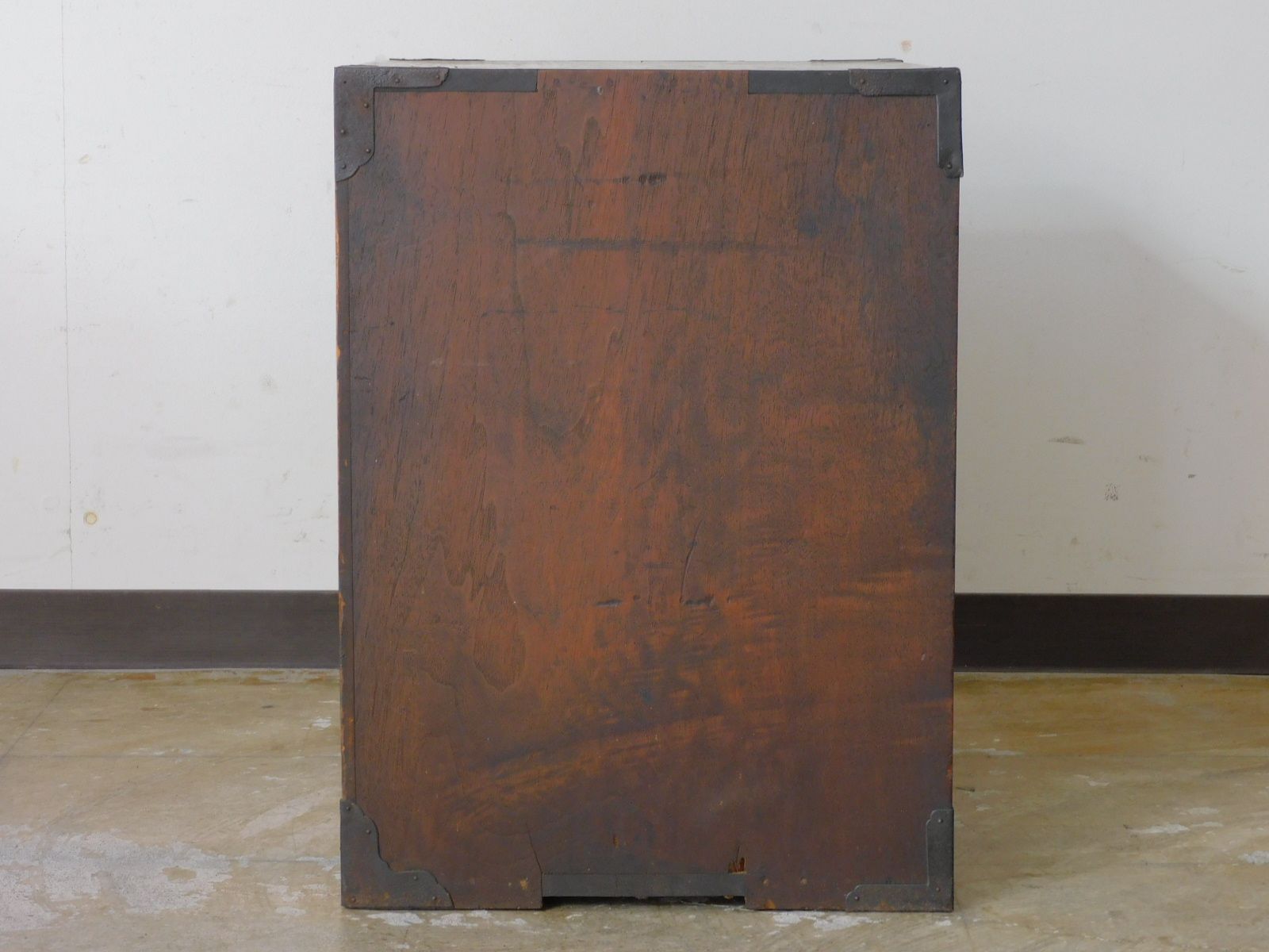 古民芸 角手の小引出し 7杯 HK-a-05690 / 無垢材 レターケース 抽斗