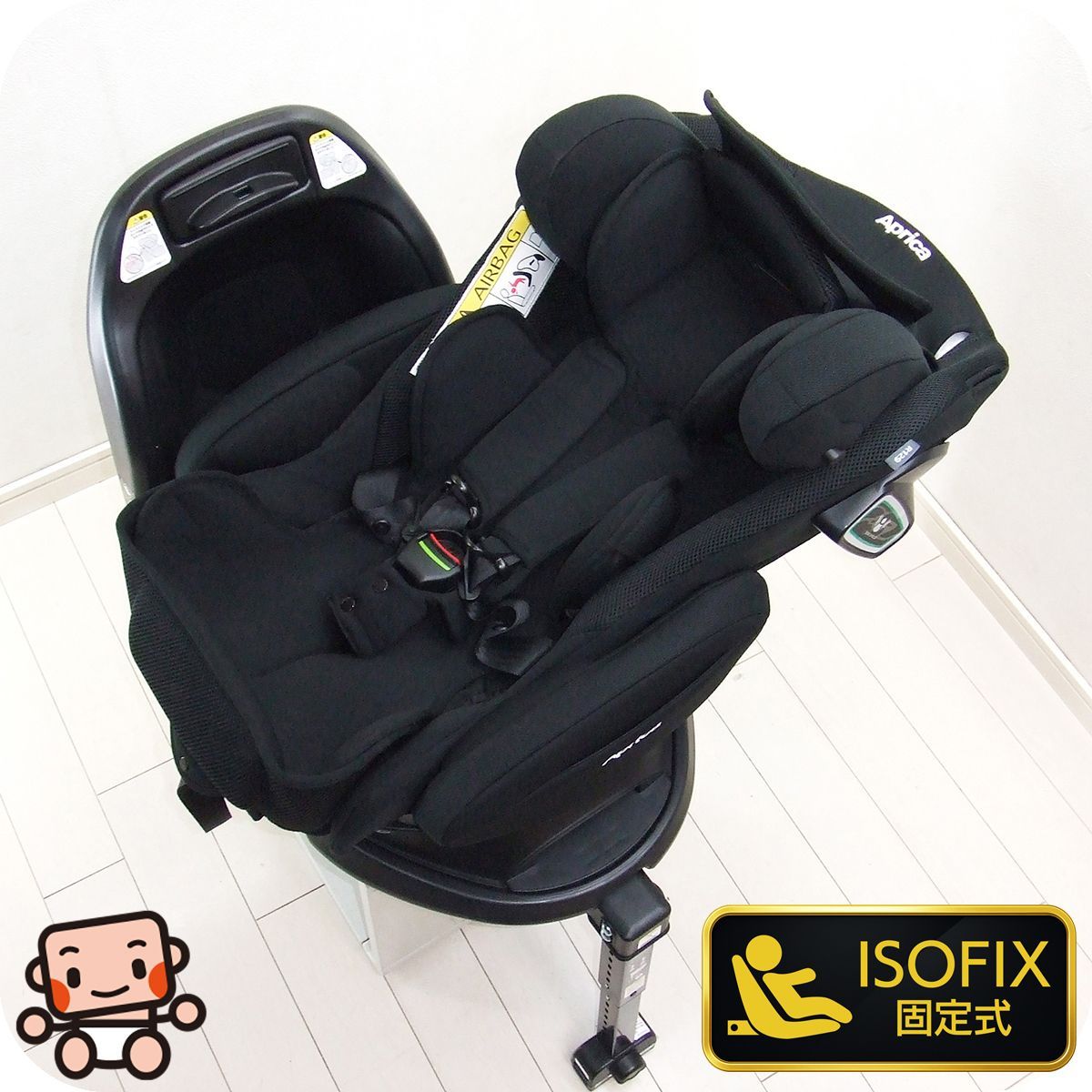チャイルドシート アップリカ R 129 フラディア グロウ ISOFIX セーフティープラス aprica B