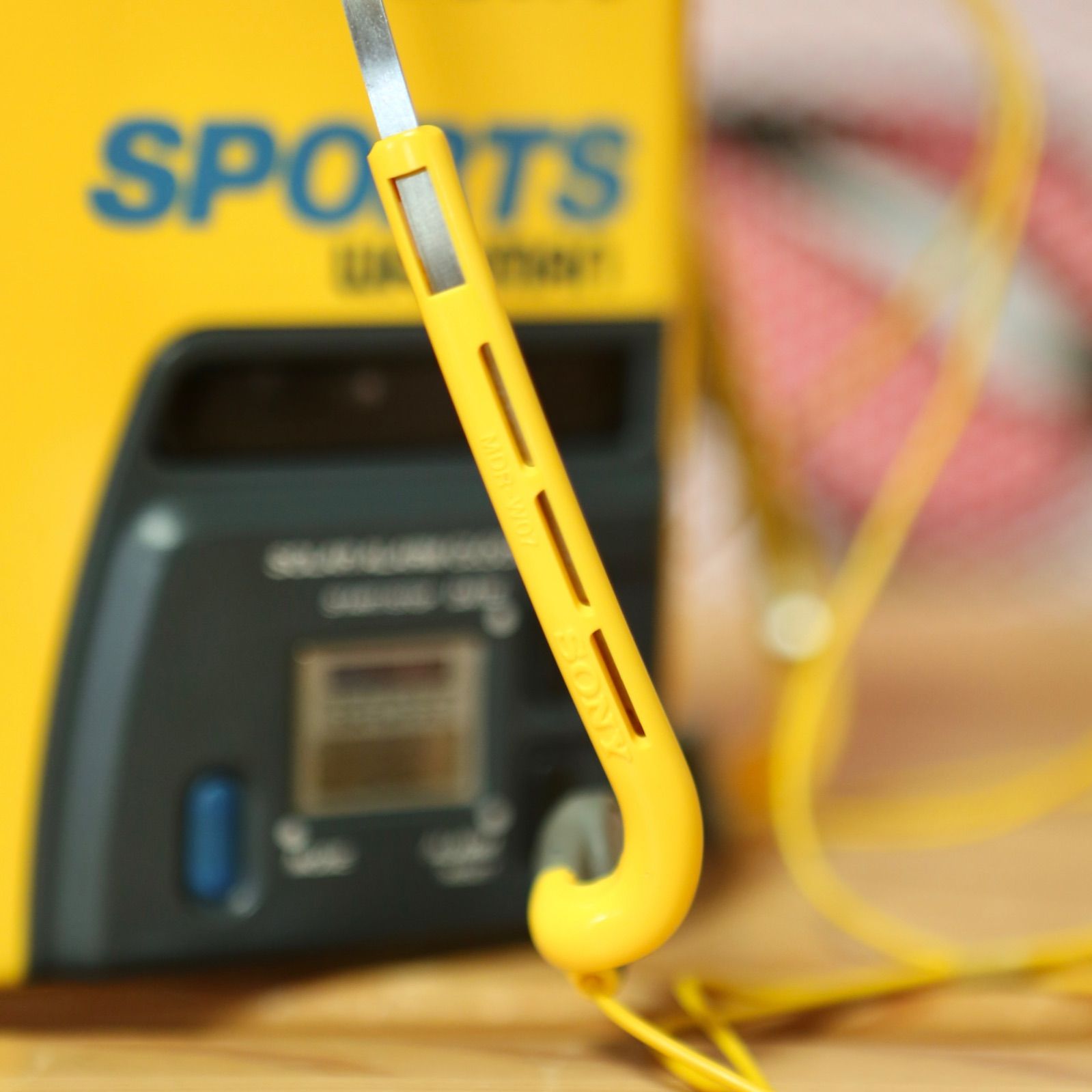 SONY SPORTS WALKMAN WM-AF58 青ロゴ 防滴仕様 ウォークマン ソニー