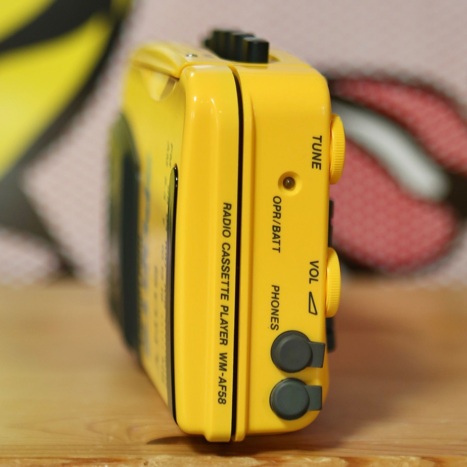 SONY SPORTS WALKMAN WM-AF58 青ロゴ 防滴仕様 ウォークマン ソニー