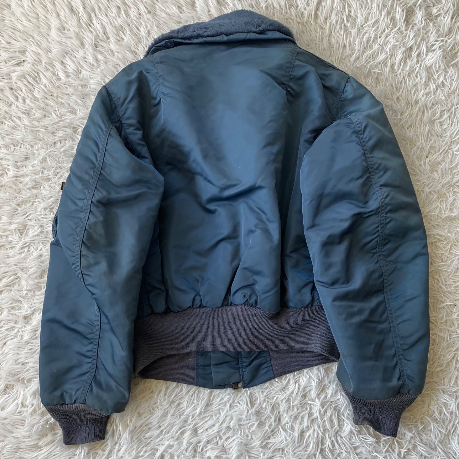 希少 50's復刻 ALPHA USA製 B-15C フライトジャケット アルファ 古着