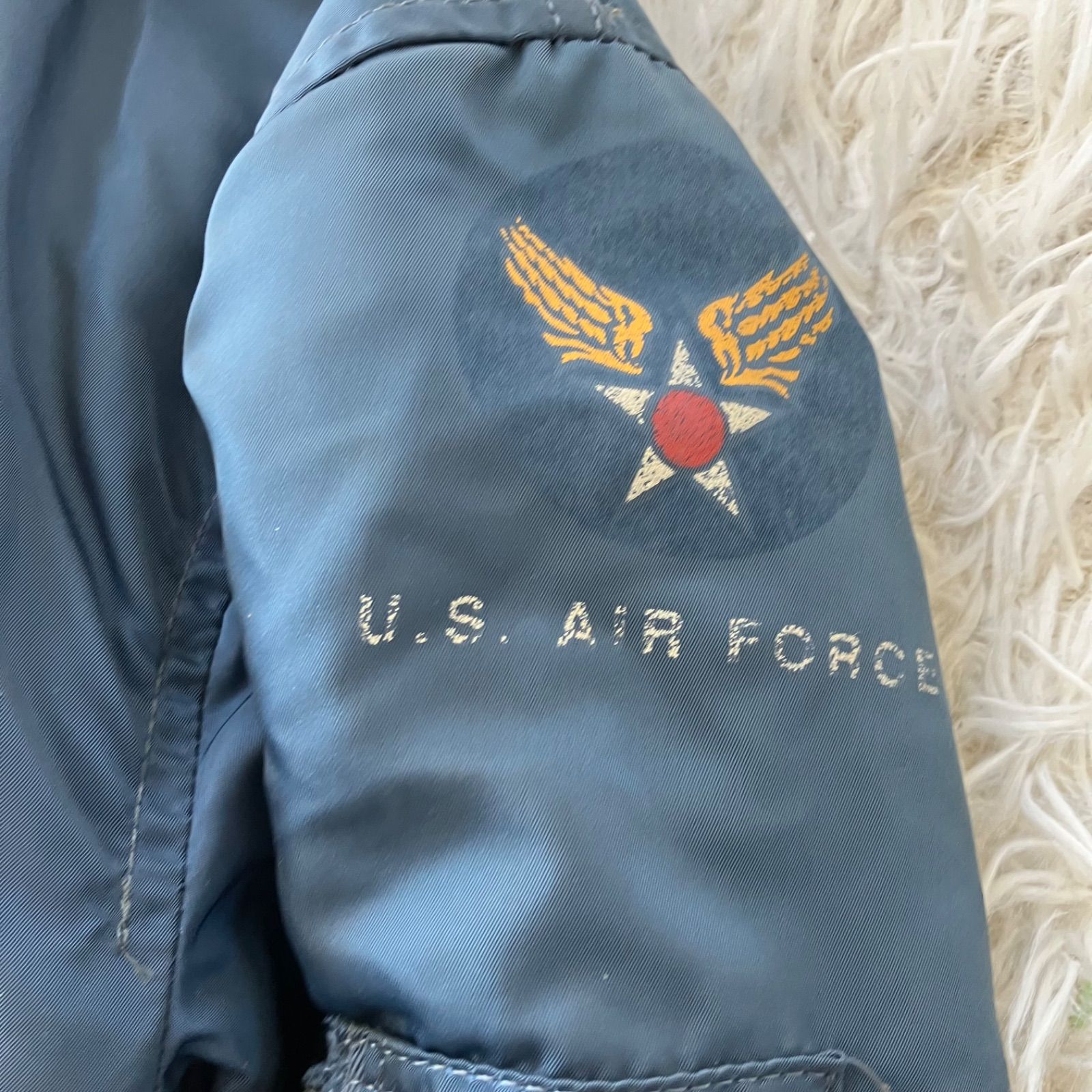 希少 50's復刻 ALPHA USA製 B-15C フライトジャケット アルファ 古着