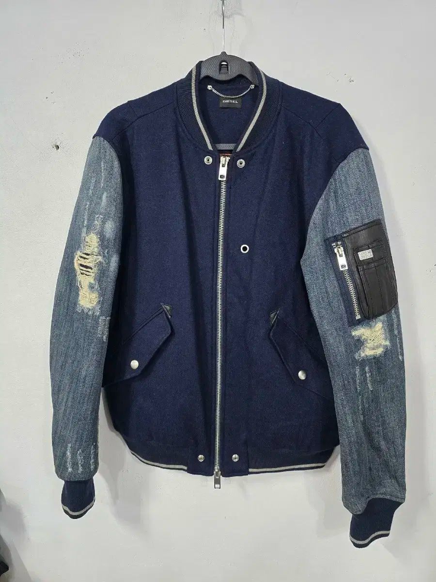 DIESEL デニム M1-A デニム スリーブ ブルゾン ジャケットL