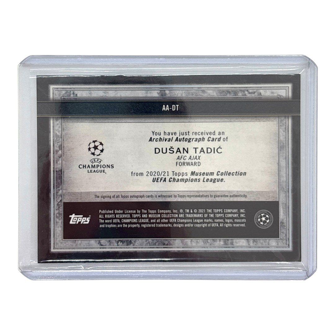 TOPPS サッカーカード MUSEUM DUSAN TADIC AJAX 25 AA-DT IT 1