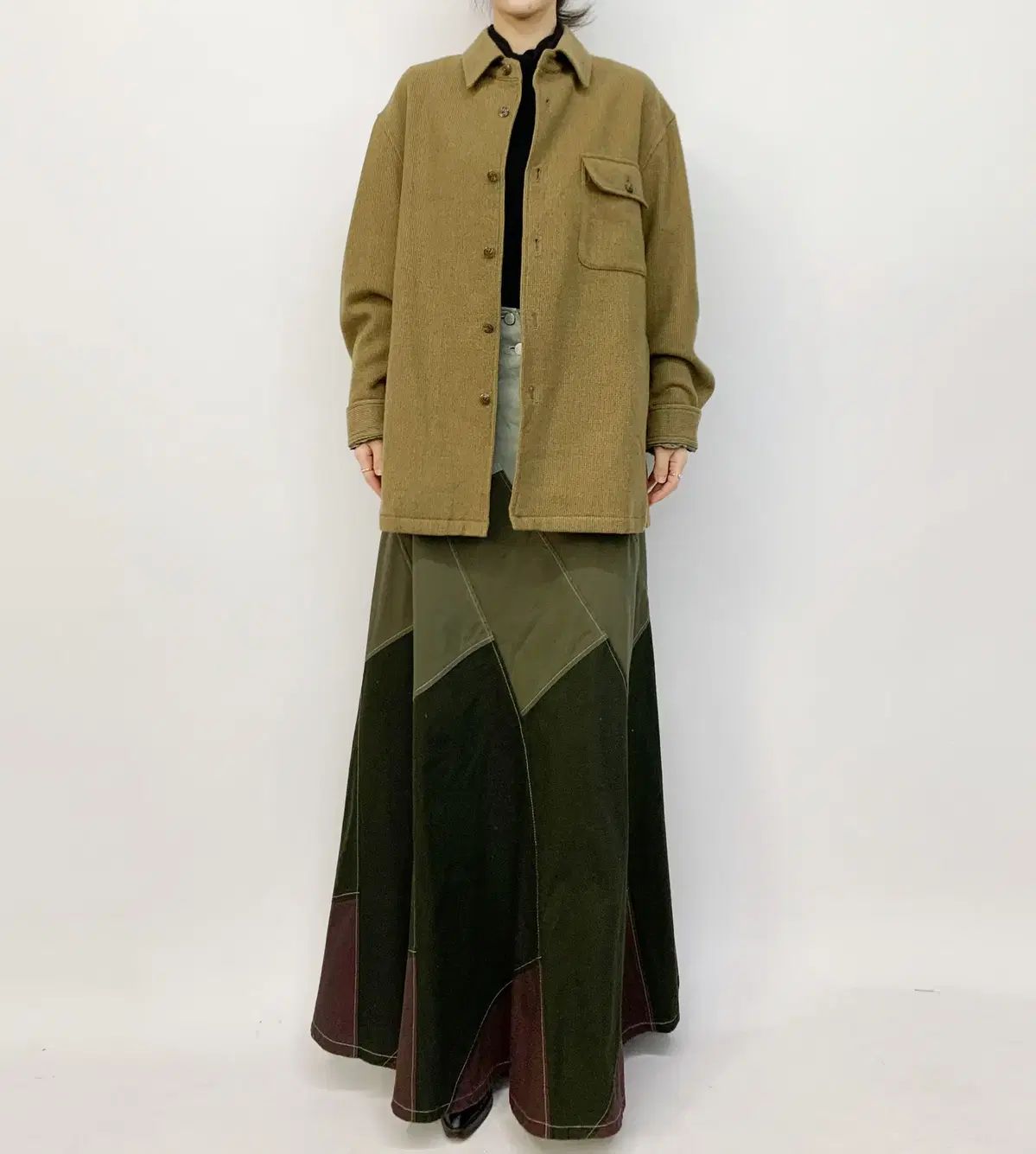 バーバリー ウール シャツ ジャケット
