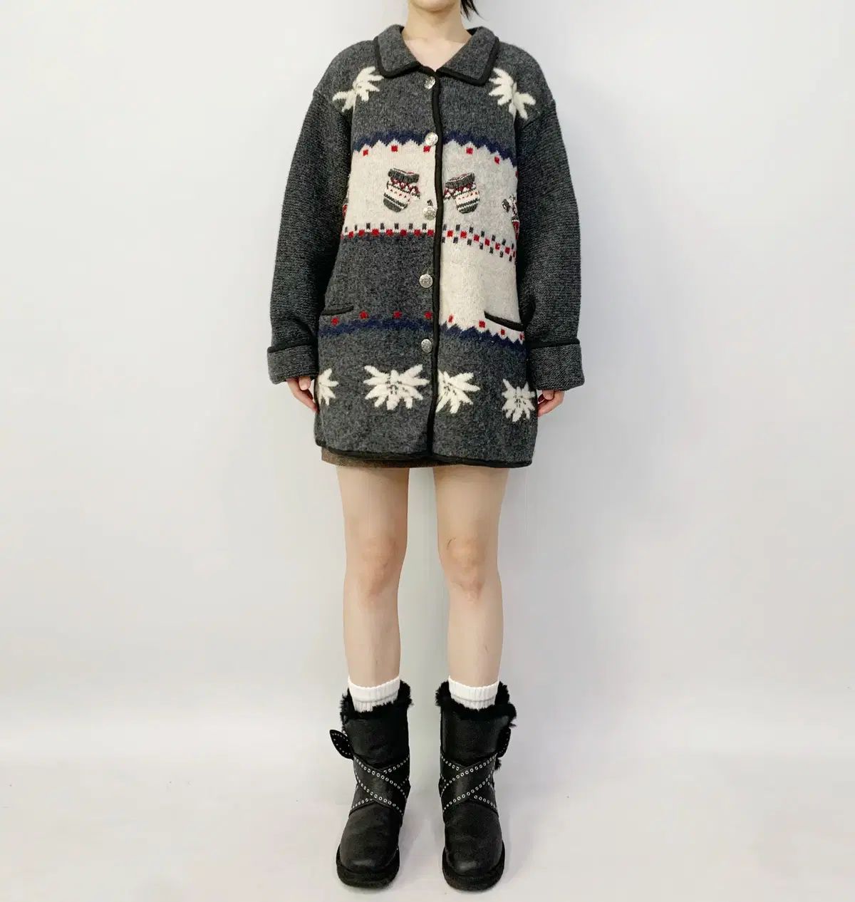 COOKTOWN COLLETION ウール カーディガン