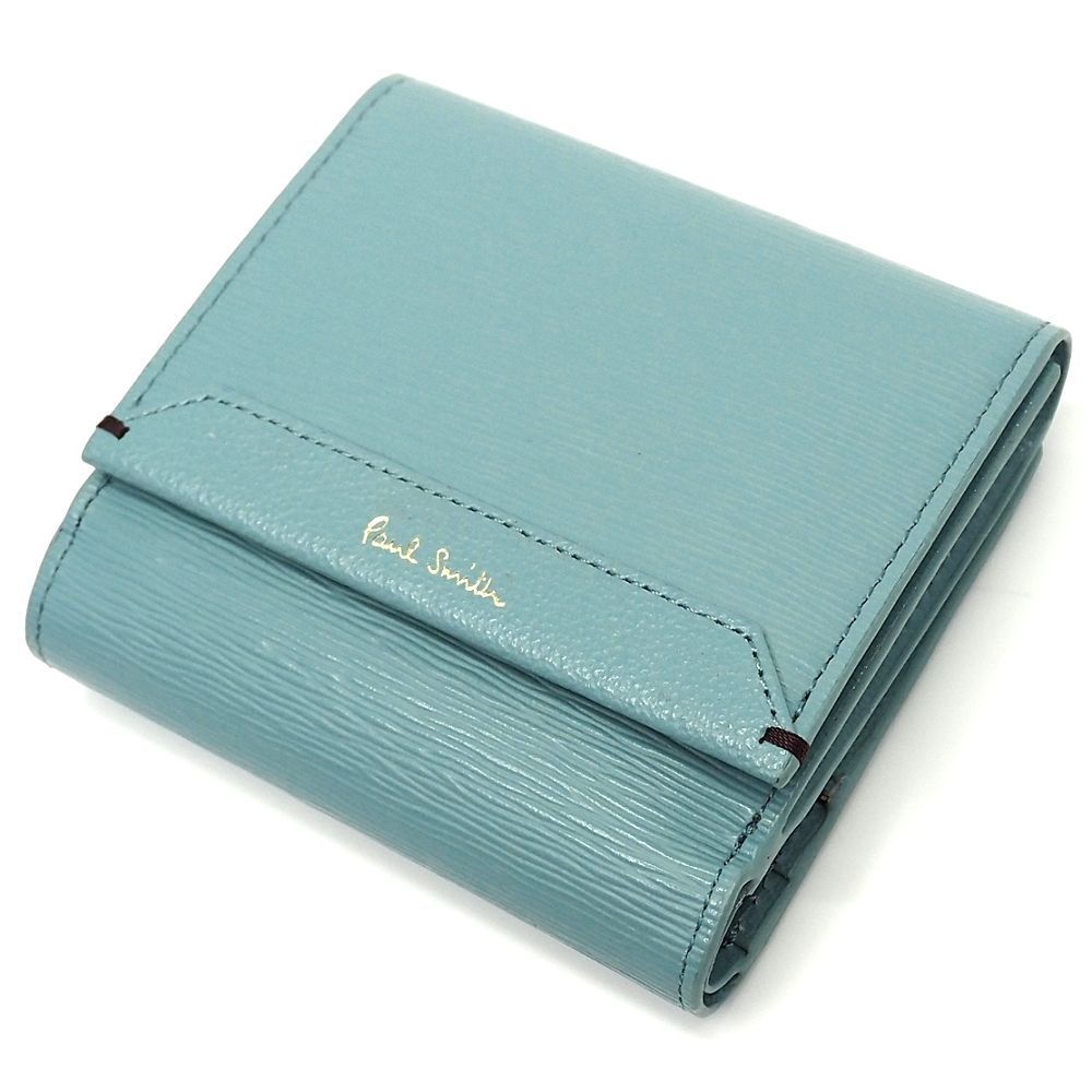 Paul Smith レザーウォレット 財布 スカイブルー BPS 403 ポールスミス メンズ 5 CH K 06215 KOV 17