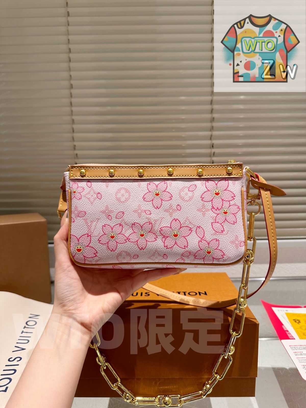 今日特価】LV x 村上隆 サクラシリーズ マージャンバッグ 2025 早春