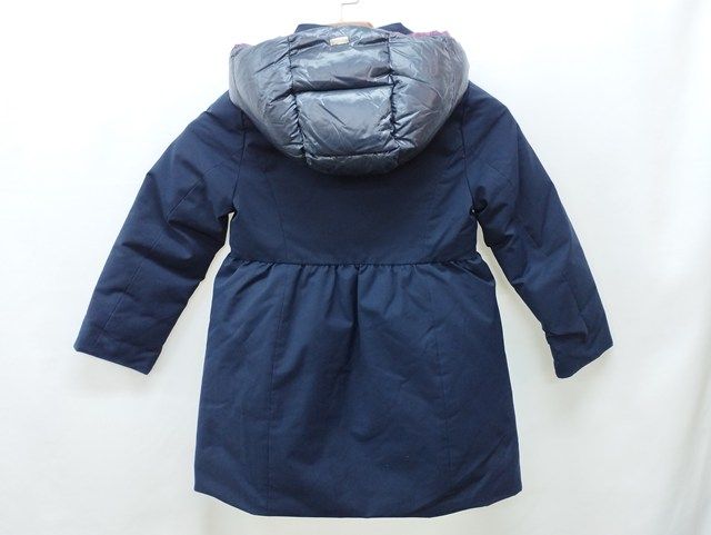 G 541 秋冬物 HERNO ヘルノ ダウンジャケット 6 A ネイビー フード付け外し イタリア製 キッズ 男の子 女の子