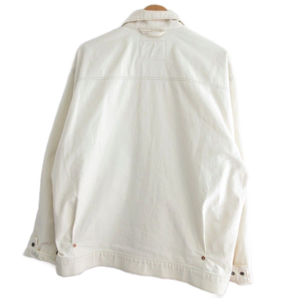 オーレイチョウルイラボ 0-CHO-RUI.LAB O.C.R.L XXLOS-DUCK ダック トラッカージャケット デニムジャケット 1LDK取扱 2nd O-11-B 白 ホワイト L