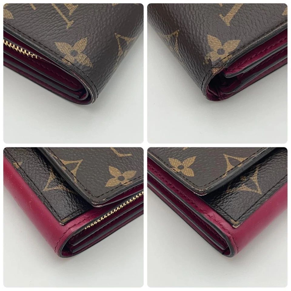 LOUIS VUITTON モノグラム M64588 ポルトフォイユ フロール 財布 A42