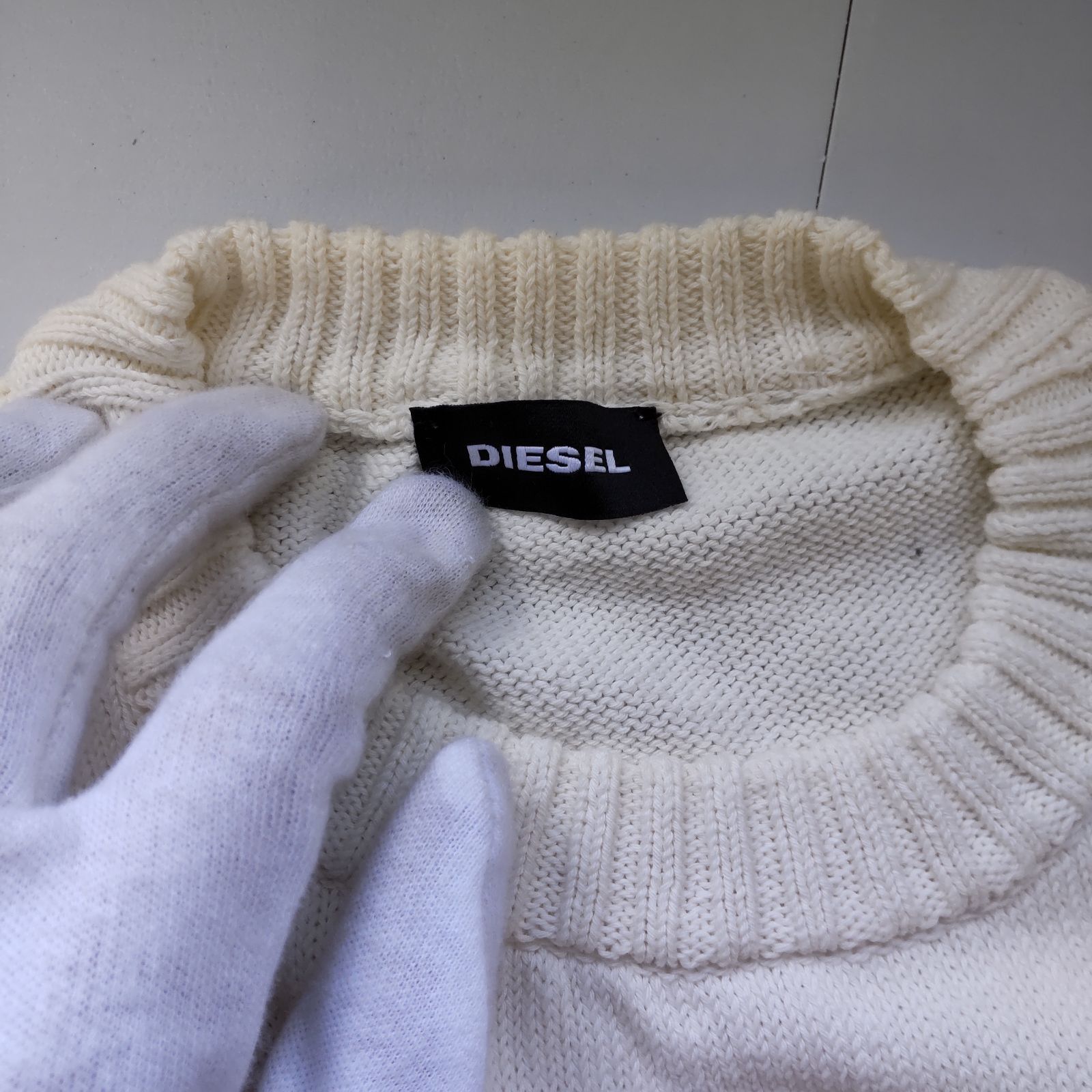 M11030 【DIESEL】 ディーゼル イタリア製 ニットセーター クルー