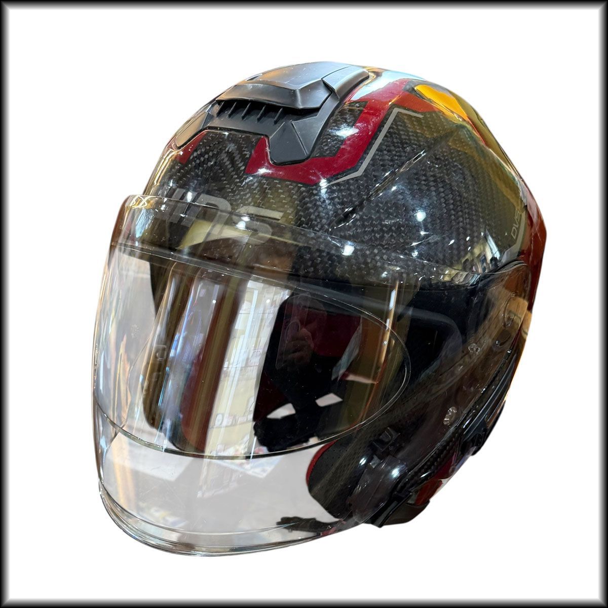 一部難有◇WINS◇ヘルメット A-FORCE RS JET FLASH TypeC Lサイズ