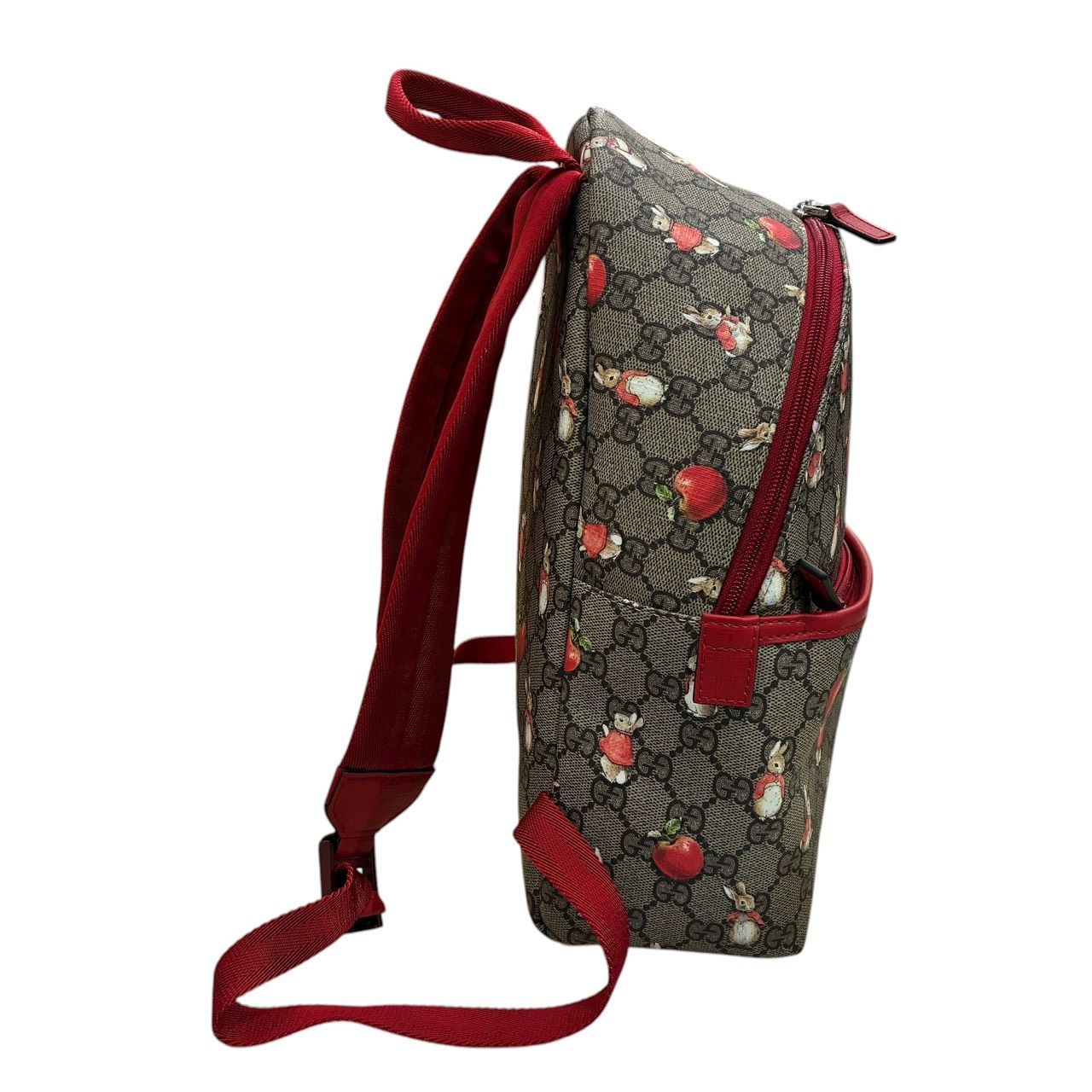  グッチ GUCCI GGスプリーム チルドレンズ ピーターラビット バックパック リュック レッド 782708 ♯ リュック バックパック バッグ