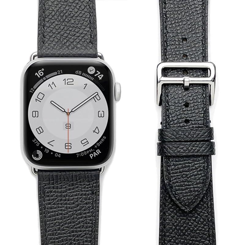 La Briller アップルウォッチバンド 本革 ハイブランド御用達レザー ヴォーエプソン 38mm 40mm 41mm 42mm 44mm 45mm 49mm 全機種対応series 9 SE 第3世代 ultra 7 SE 6 5 4 3 レザーバン