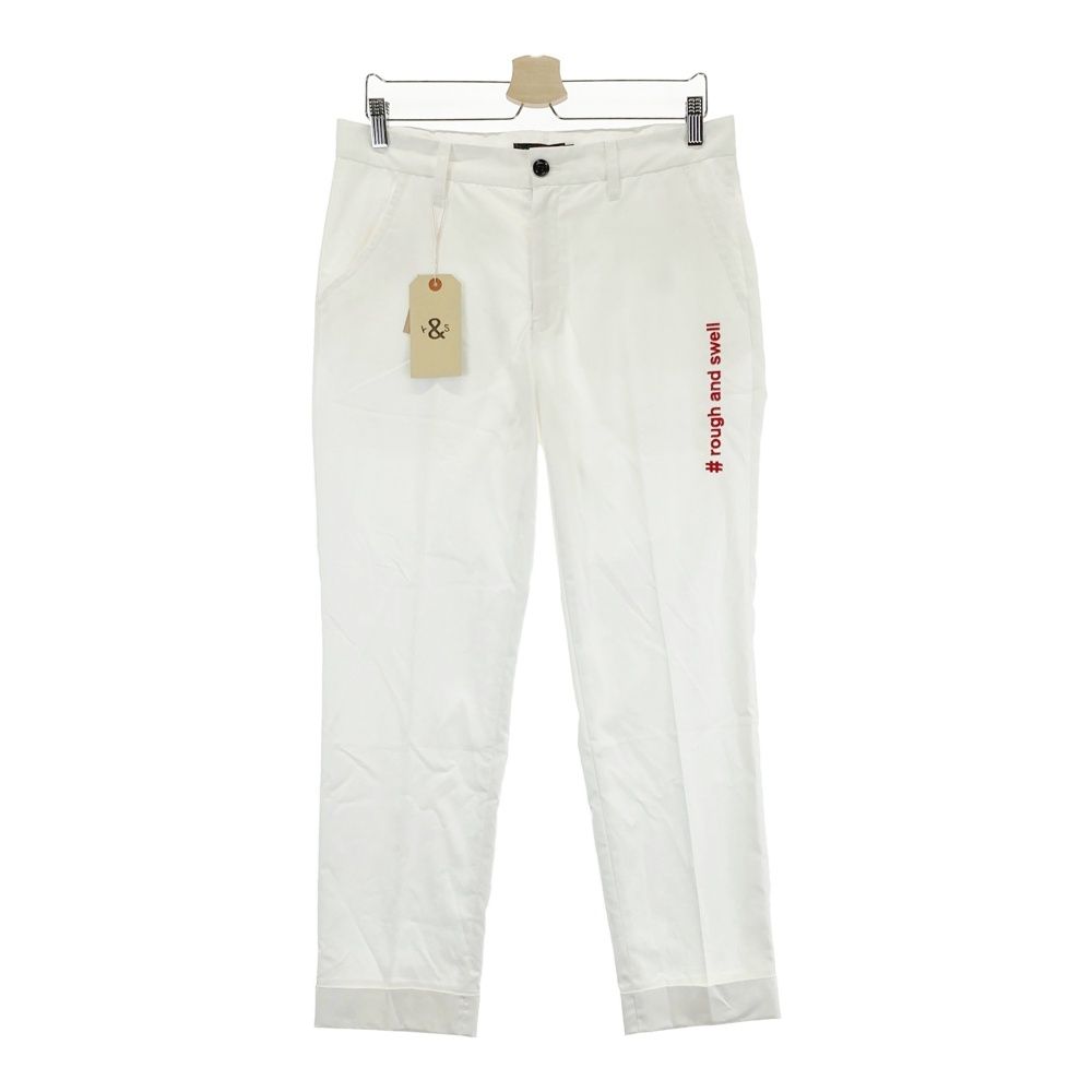 サイズ M ROUGH-SWELL ラフアンドスウェル ロングパンツ ホワイト系 240101494730 ゴルフウェア メンズ ストスト