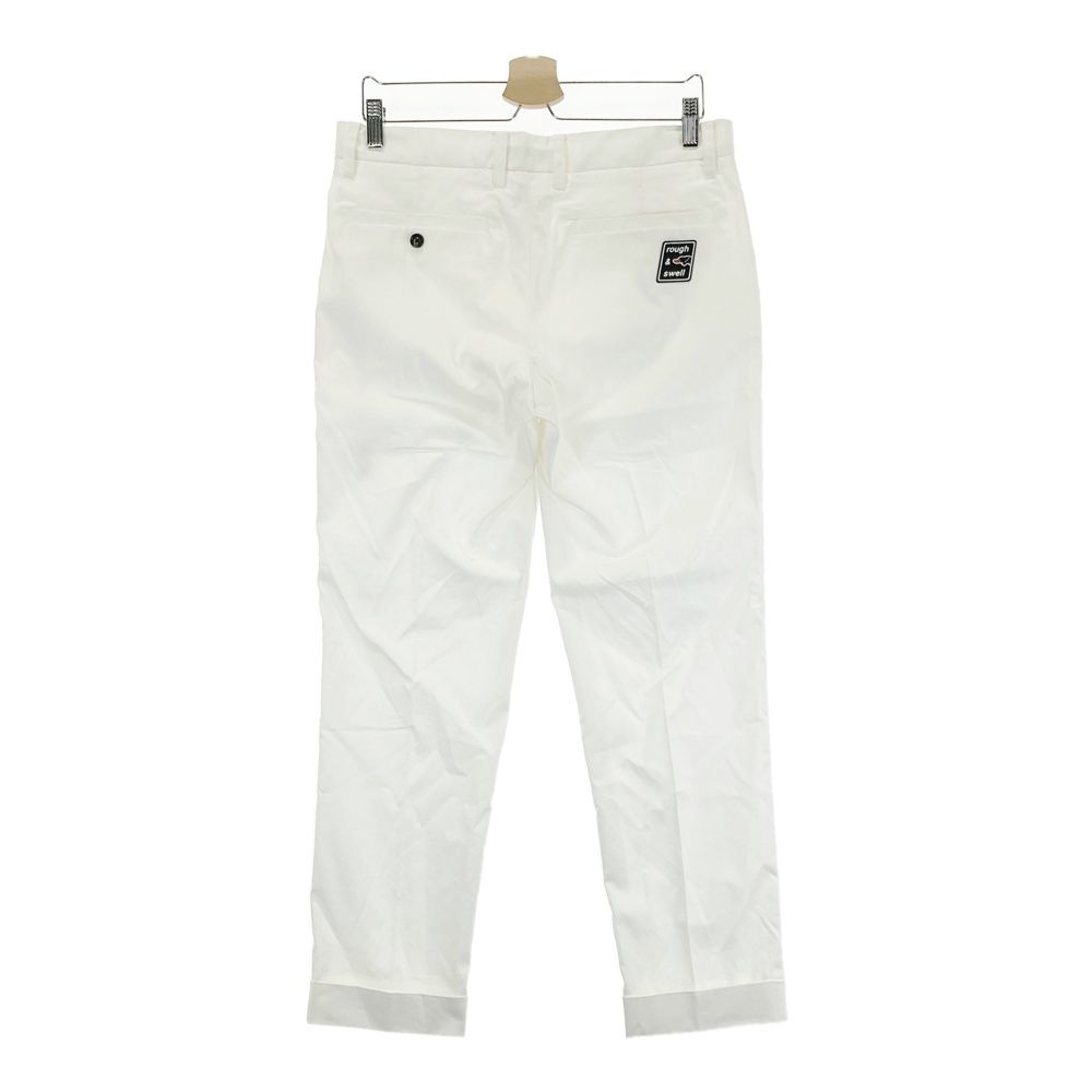 サイズ M ROUGH-SWELL ラフアンドスウェル ロングパンツ ホワイト系 ゴルフウェア メンズ ストスト