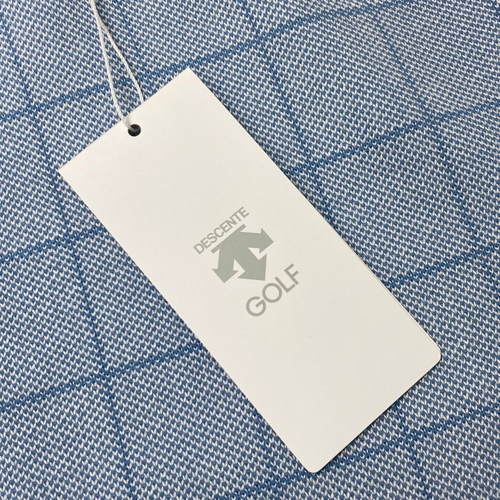サイズ：L DESCENTE GOLF デサントゴルフ ニットスカート チェック柄