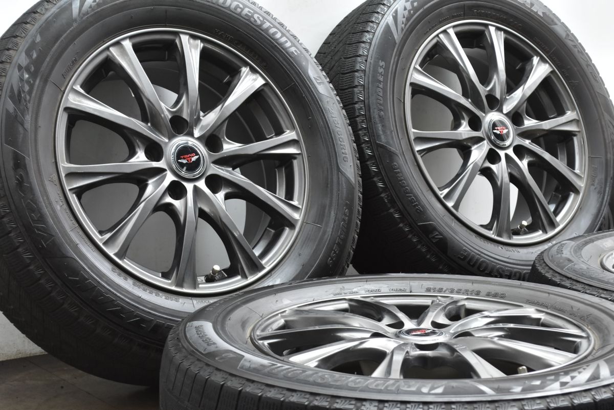 CX 30 エクストレイルなどに TEAD 16 in 6 5 J 40 PCD 114 3 ブリヂストン ブリザック VRX 215 65 R エルグランド プレサージュ MPV