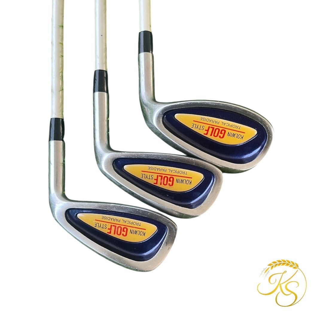 コルウィン レディース アイアン 3本 右 KOLWIN GOLF STYLE カーボン 