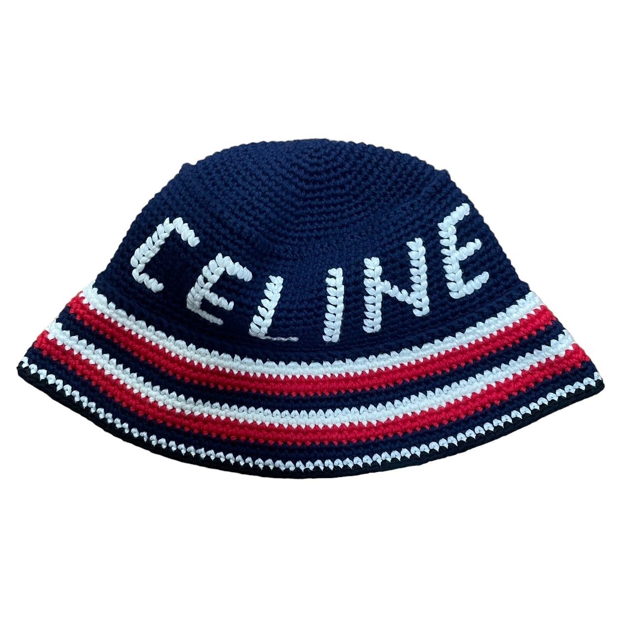 CELINE 22SS KNIT BUCKET HAT セリーヌ トリコロール バケットハット クロシェ