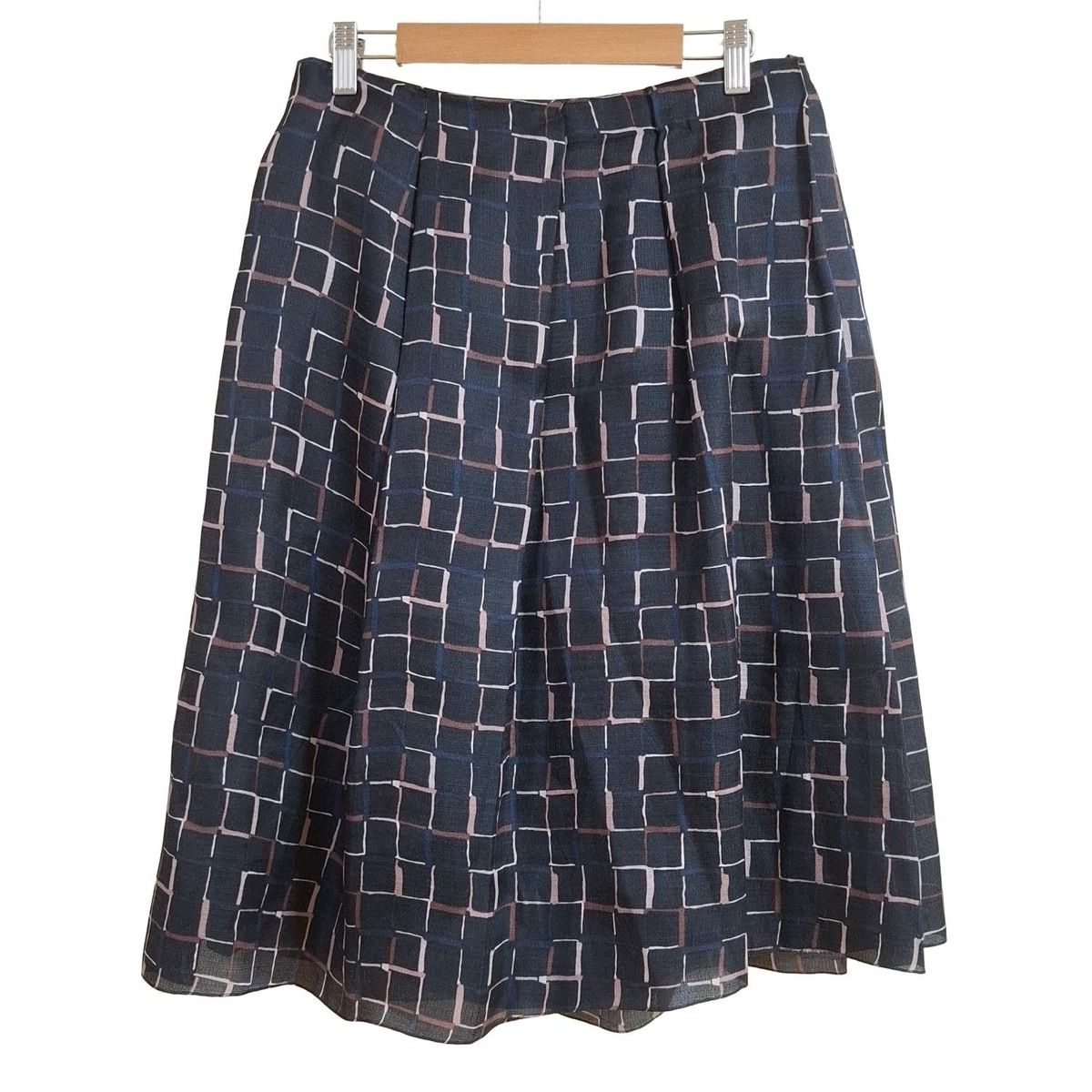 MARNI(マルニ) スカート サイズ40 M レディース - 黒×ベージュ×マルチ