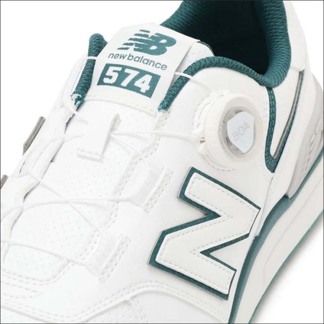 種類12：ホワイト/グリーン/2E/28.0cm ニューバランス 574 v4 SL BOA