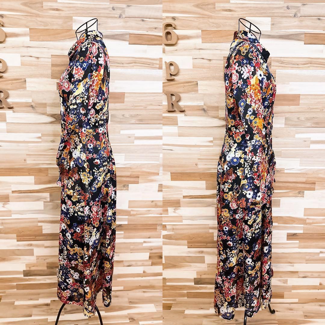 花柄シャツ ロング