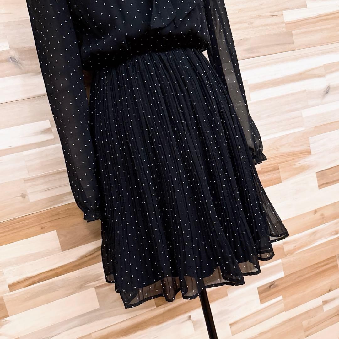 タイ付き 透け感シアー