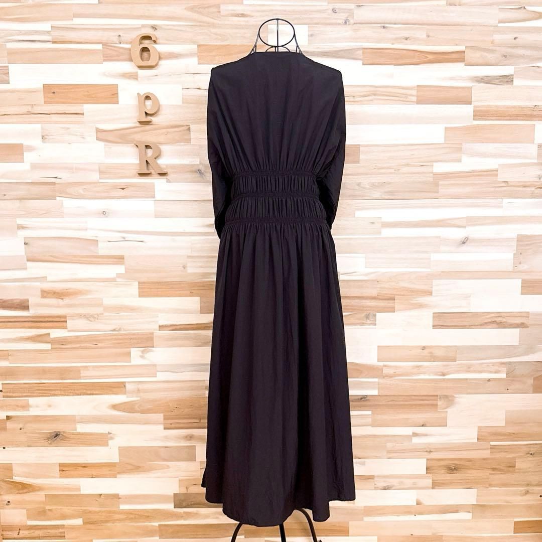 ワンピース リブ袖