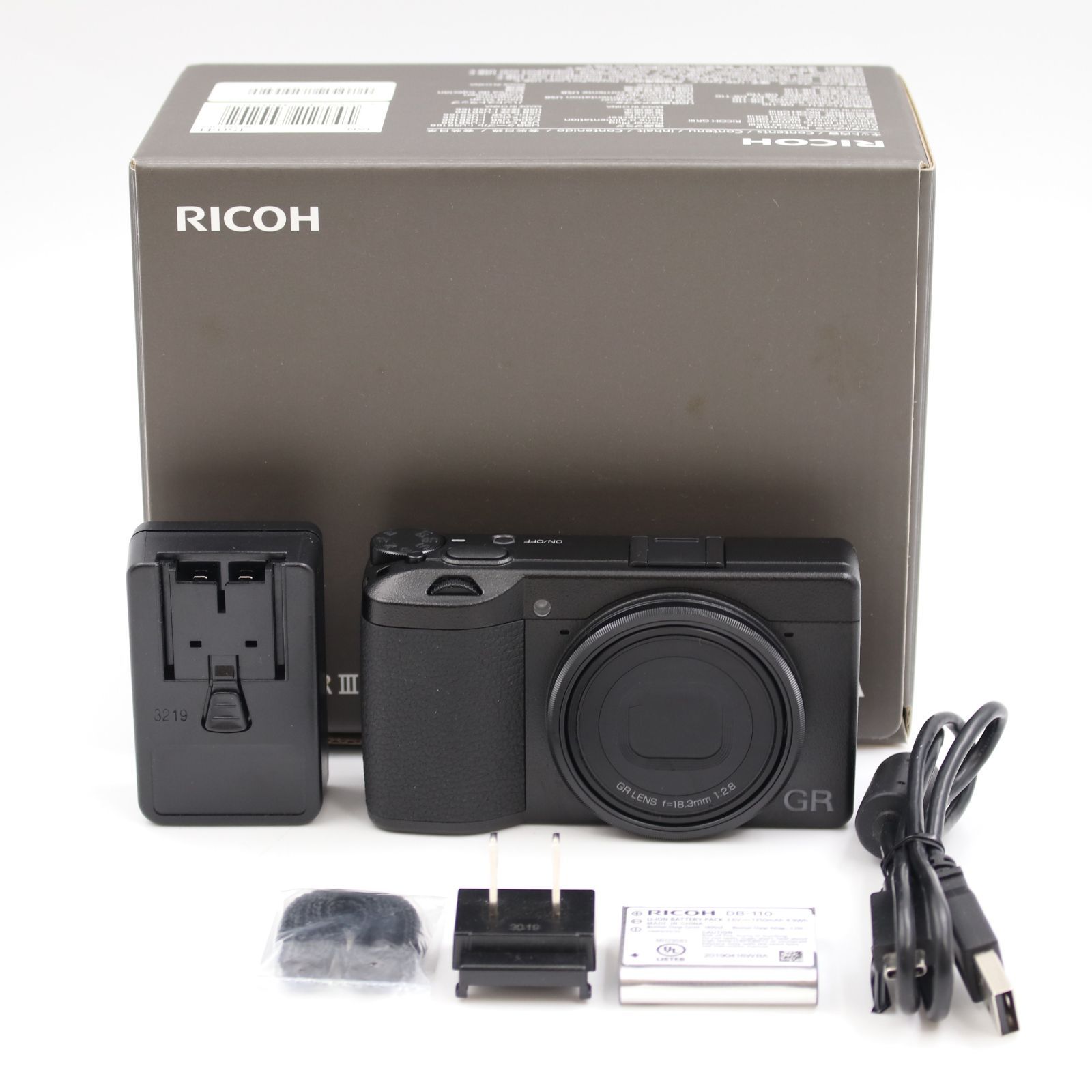 シャッター数2456枚 上品 RICOH GR III ブラック コンパクトデジタルカメラ GR3 リコー
